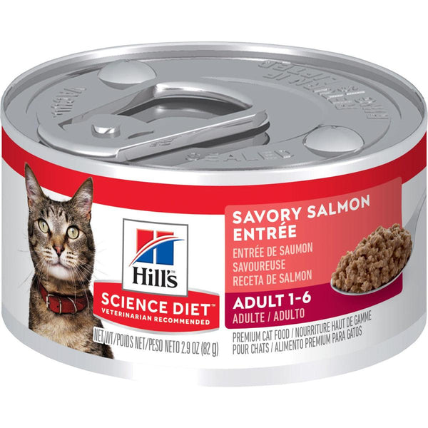 Hill's Science Diet Adult Savory Salmon Entree Wet Cat Food