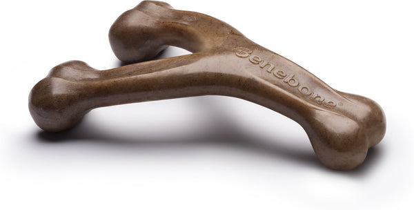 Benebone Bacon Flavored Wishbone Dog Chew Toy