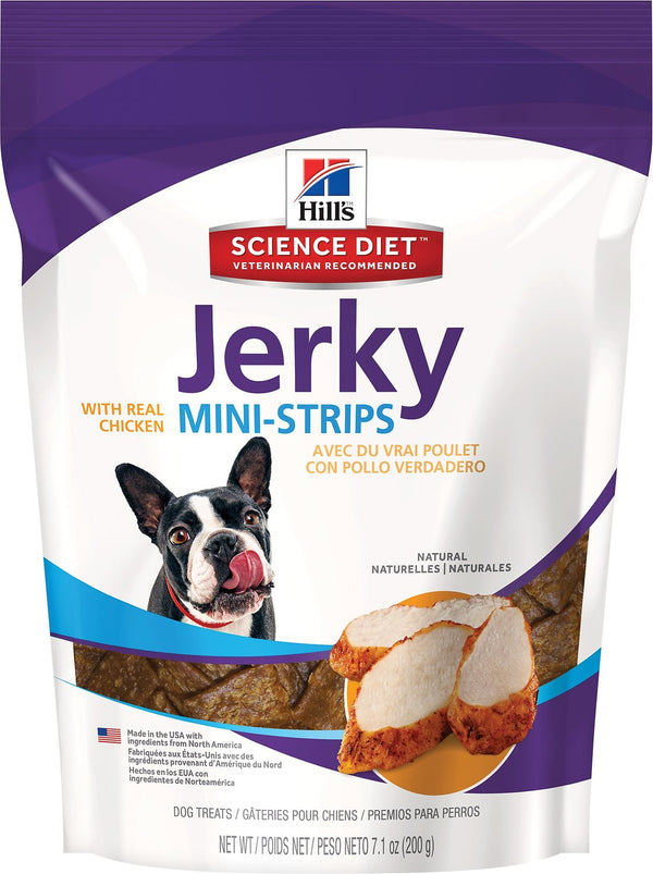 Hill's Science Diet Jerky Snacks with Real Chicken Dog Treats, 7.1-oz
