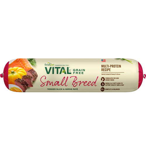 Freshpet Vital Multi-Protein Recipe Small Breed Roll Grain-Free Dog Food