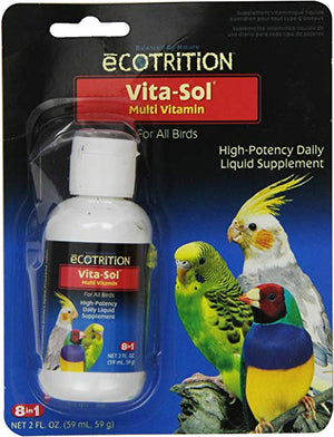 eCOTRITION Vita-Sol Multi Vitamin Daily Bird Supplement
