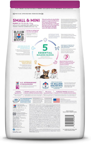 Hill's Science Diet Puppy Small & Mini Chicken & Brown Rice Dry Dog Food