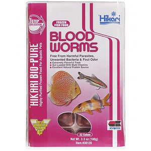 Hikari Bio-Pure Blood Worms Frozen Fish Food