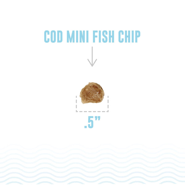 Icelandic+ Cod Mini Fish Chips Small Dog Treats