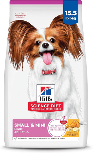 Hill's Science Diet Adult 1-6 Light Small & Mini Chicken Meal & Barley Dry Dog Food