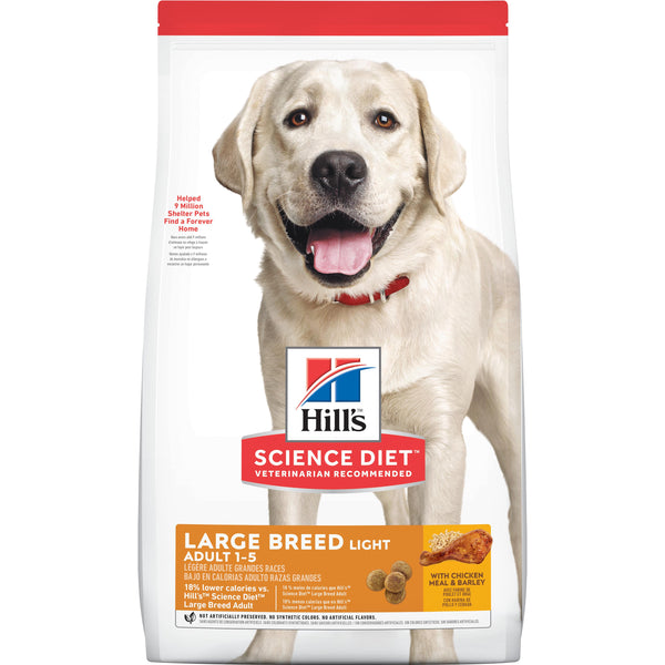 Hill's Science Diet Adult Large Breed Light Chicken Meal & Barley Dry Dog Food