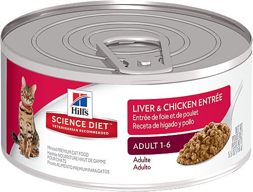 Hill's Science Diet Adult Liver & Chicken Entree Wet Cat Food