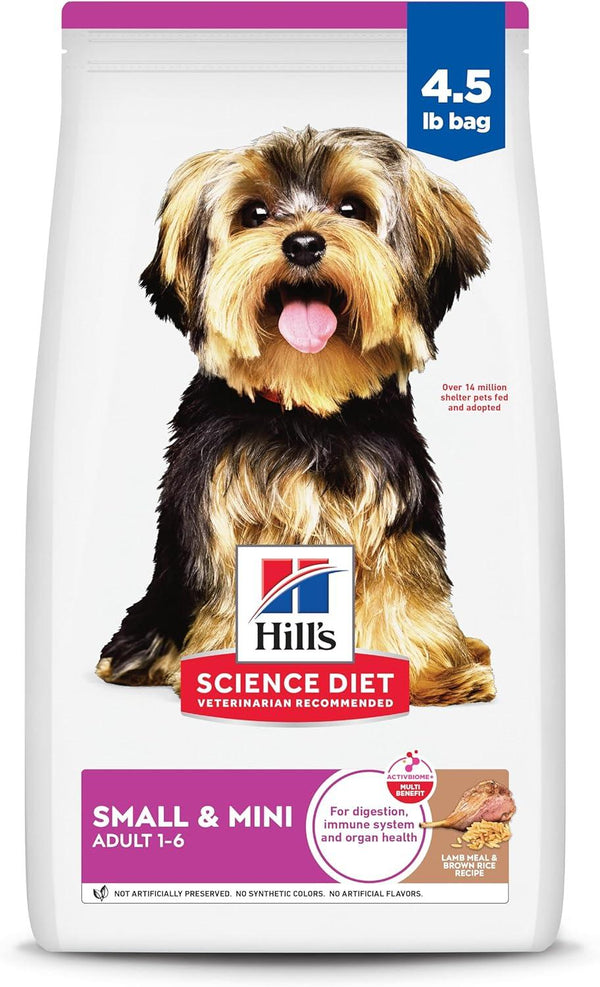 Hill's Science Diet Adult 1-6 Small & Mini Lamb Meal & Brown Rice Dry Dog Food