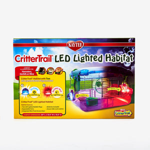 Kaytee CritterTrail Habitat pour petits animaux éclairé Ï  LED, 20-inches