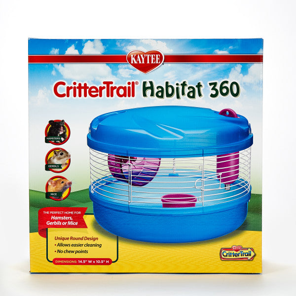 Kaytee CritterTrail Habitat pour petits animaux Ï  360 degrés, 14.5-inches
