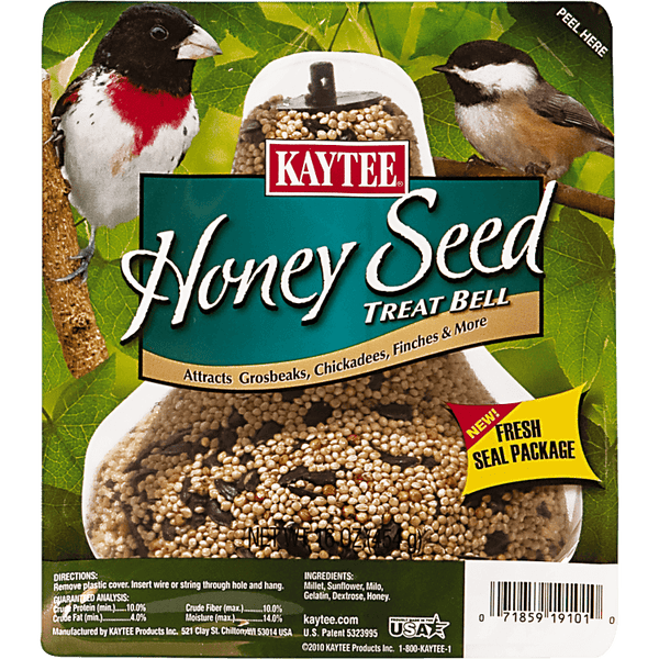 Kaytee Nourriture pour oiseaux sauvages Honey Seed Treat Bell Wild Bird Food