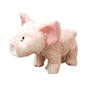 Steel Dog Barnyard Ballers Pig with Tennis Ball Dog Toy
