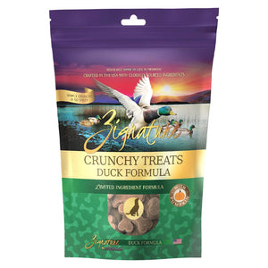 Zignature Duck Formula Crunchy Dog Treats, 12-oz