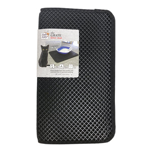Fresh Kitty Tapis de litière The Grate pour chat, Noir