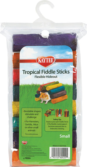 Kaytee Tropical Fiddle Sticks Small Animal Flexible Hideout