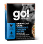 Go! Solutions Skin + Coat Care Shredded Chicken with Grains Wet Dog Food