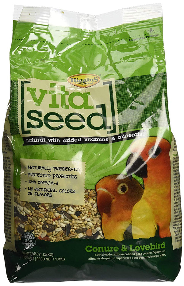 Higgins Vita Seed Conure & Lovebird Bird Food