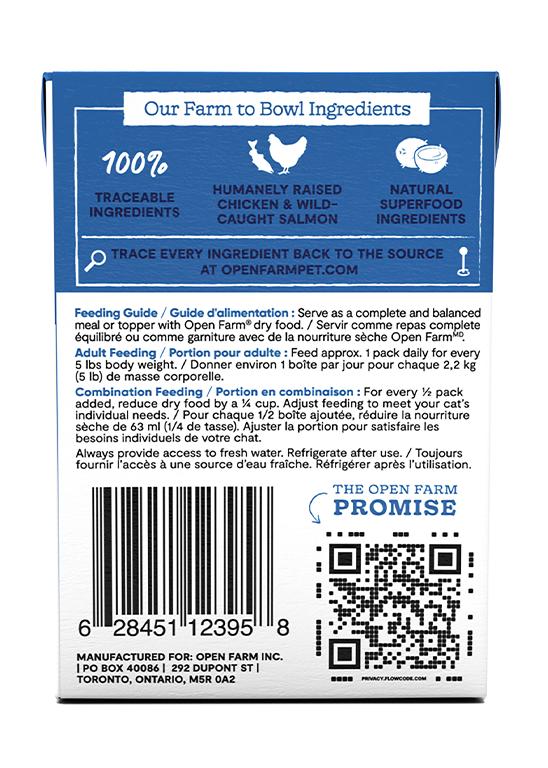 Open Farm Rustic Blend Chicken & Salmon Wet Cat Food