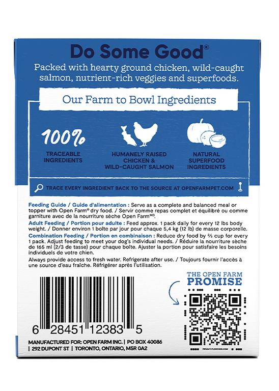 Open Farm Rustic Stew Chicken & Salmon Recipe Wet Dog Food