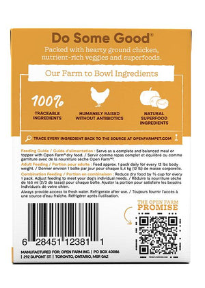 Open Farm Rustic Stew Harvest Chicken Recipe Wet Dog Food