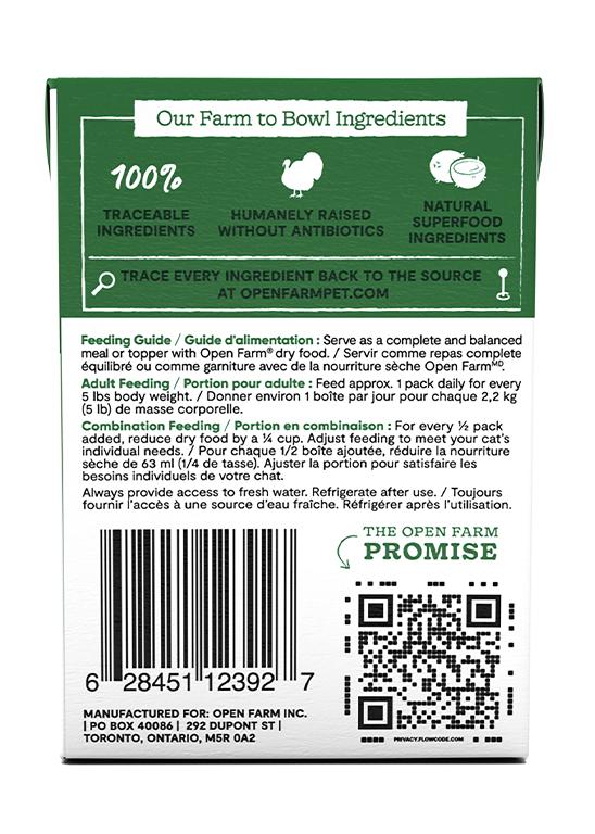 Open Farm Rustic Blend Homestead Turkey Wet Cat Food