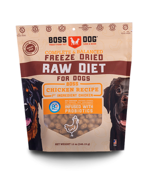Boss Dog Raw Diet Chicken Recipe Freeze-Dried Dog Food
