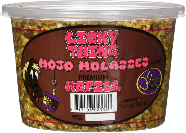 Uncle Jimmy's Licky Thing Mojo Molasses Horse Treats, 1.25-lb