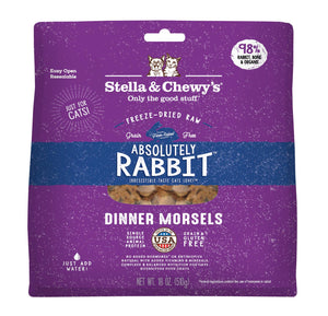 Stella & Chewy's Absolutely Rabbit Dinner Morsels Nourriture crue pour chat lyophilisée