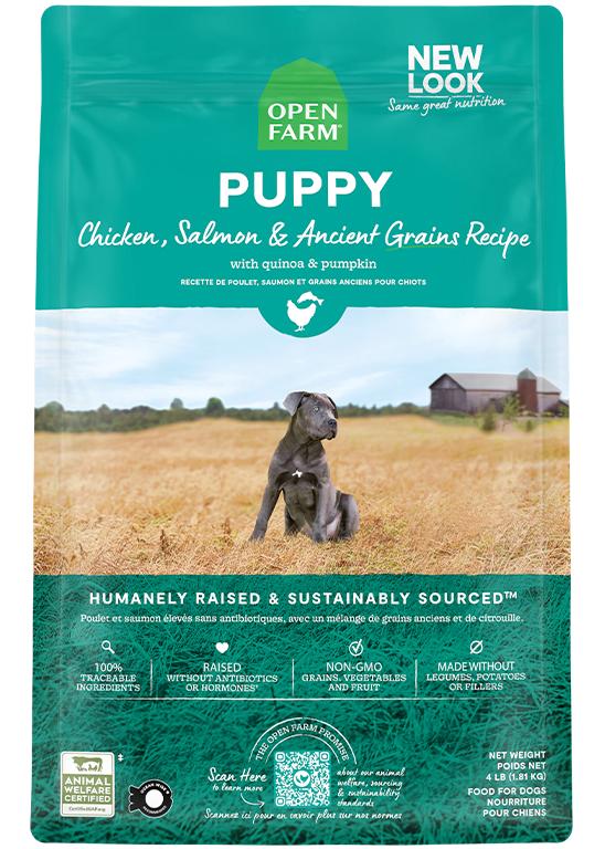 Open Farm Puppy Chicken, Salmon & Ancient Grains Recipe Dry Dog Food