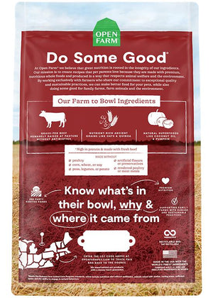 Open Farm Grass-Fed Beef & Ancient Grains Recipe Dry Dog Food