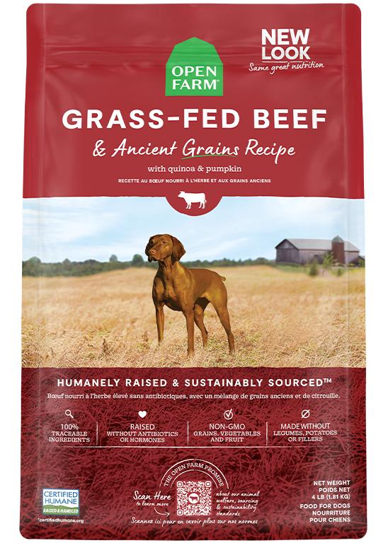 Open Farm Grass-Fed Beef & Ancient Grains Recipe Dry Dog Food