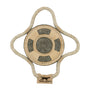 Tall Tails Natural Leather Lifebuoy Tug Dog Toy, 9-in