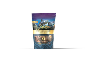 Zignature Catfish Formula Ziggy Bars Dog Treats, 12-oz