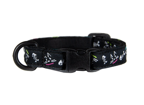 RC Pets Kitty Breakaway Cat Collar, Doodle Cats, 8-10-in
