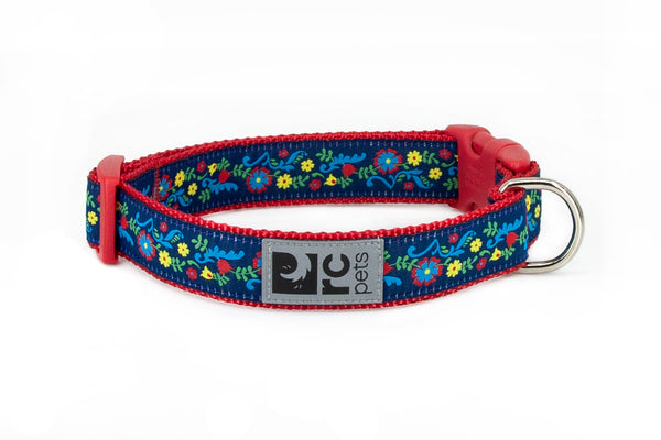 RC Pets Clip Dog Collar, Feeling Folksy