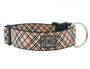 RC Pets Collier large à motifs, Écossais beige