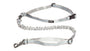 Stunt Puppy Stunt Runner Dog Leash, Silver, 1-in