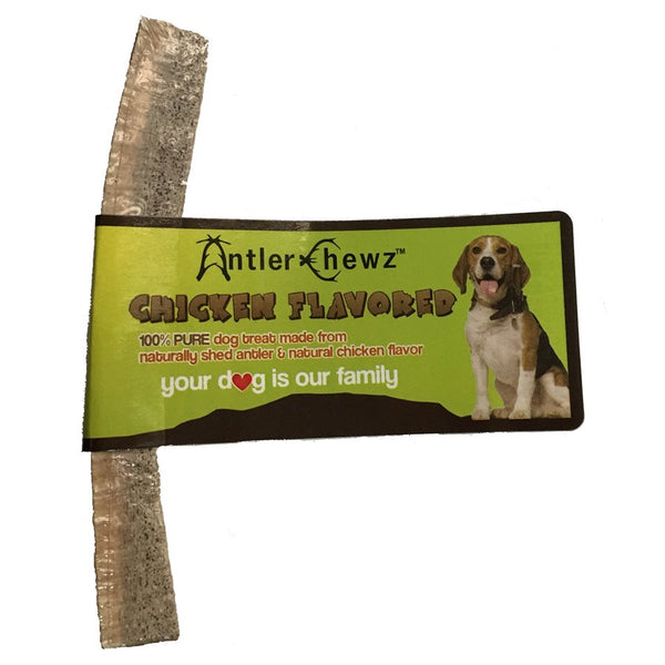 Antler Chewz Chicken Flavored Split Antler Dog Treats