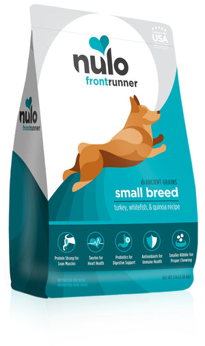 Nulo Frontrunner Ancient Grains Turkey, Whitefish & Quinoa Small Breed Dry Dog Food