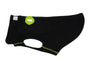 RC Pets Baseline Fleece Dog Coat, Black & Lime