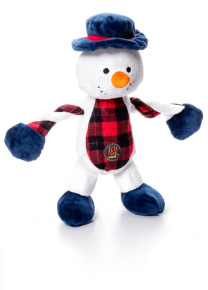 Charming Pet Holiday Pulleez Snowman Dog Toy