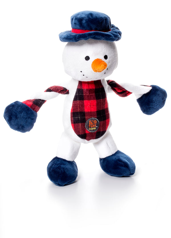 Charming Pet Holiday Pulleez Snowman Dog Toy