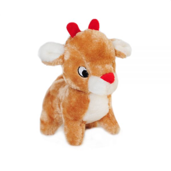 ZippyPaws Holiday Deluxe Reindeer Dog Toy