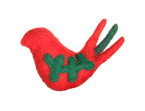 RC Pets Holiday Wooly Wonkz Bird Partridge Dog Toy