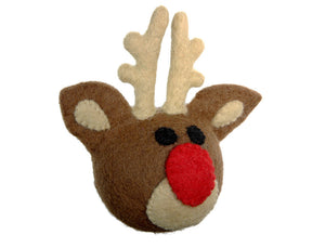RC Pets Holiday Wooly Wonkz Reindeer Dog Toy