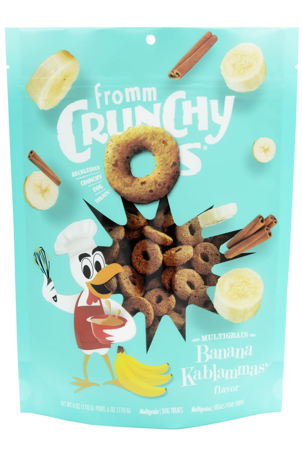 Fromm Crunchy O's Banana Kablamas Dog Treats