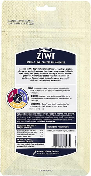 ZIWI Lamb Ears Liver Coated Dog Treats