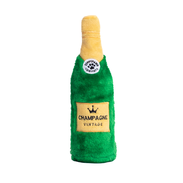 ZippyPaws Happy Hour Crusherz Champagne Dog Toy
