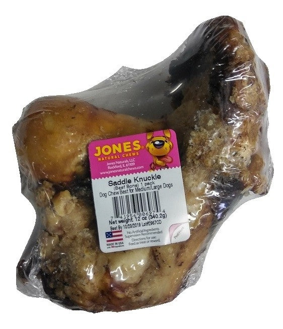 Jones Natural Saddle Knuckle Dog Chew