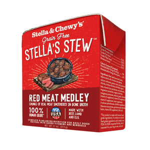 Stella & Chewy's Ragout Stella's Stew Mélange de viandes rouges Nourriture humide pour chiens